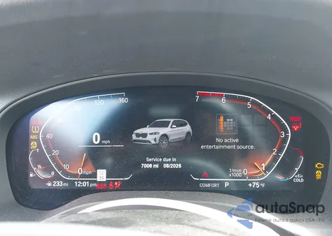 2024 BMW X3 Sdrive30I z USA, uszkodzony, nr VIN WBX47DP08RN268310